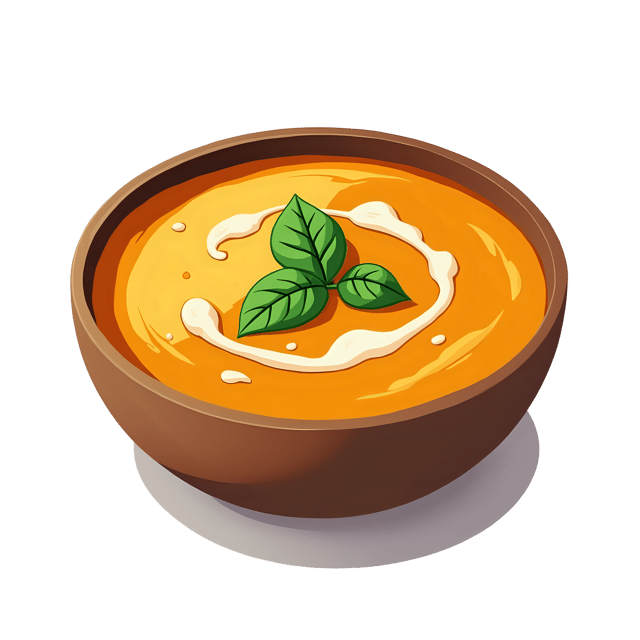 Free transparent PNG: Coconut Curry Soup with Basil Leaves  Free PNG Download