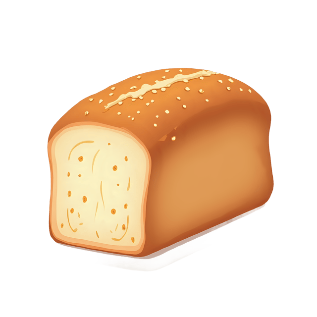 Free transparent PNG: Milk Bread Loaf  Bakery Clipart, free downloadable png
