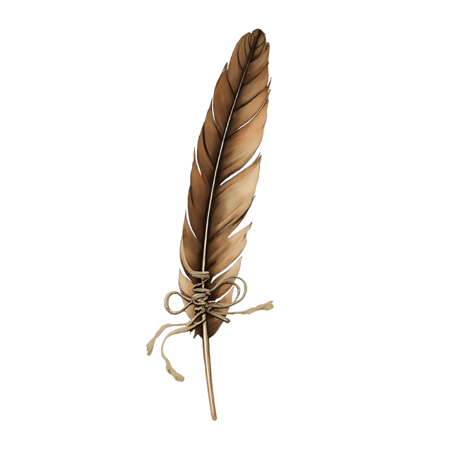 Free transparent PNG: Long Quill Feather Wrapped in Twine  Handmade Crafts Clipart, free download png
