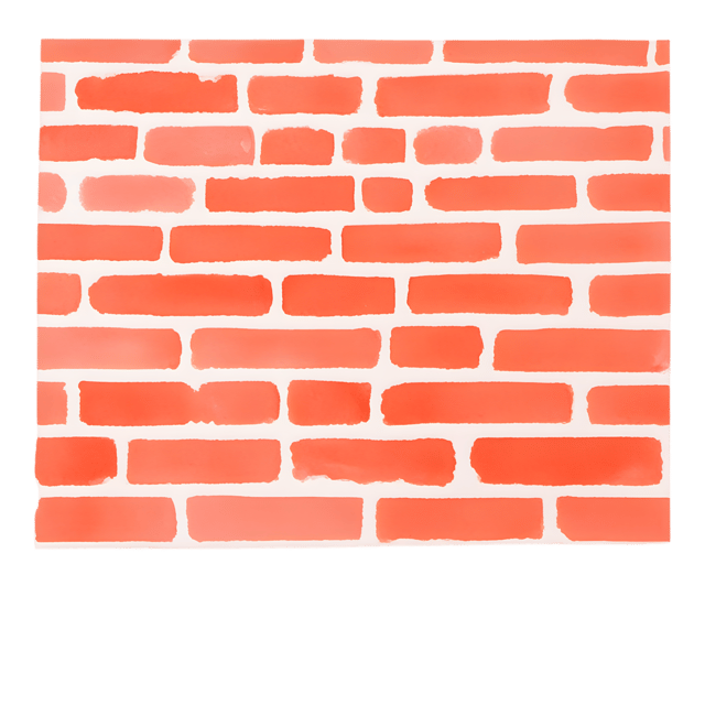 Free transparent PNG: Smooth Modern Red Brick Wall PNG with Transparent Background for Design Projects
