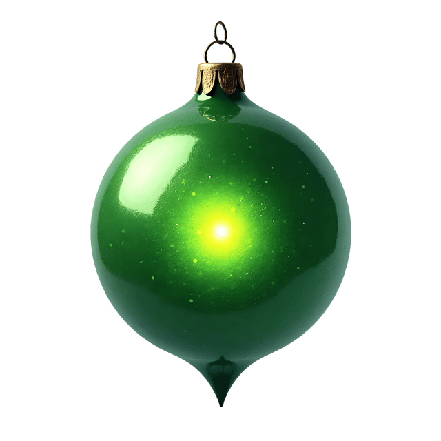 Free transparent PNG: Green Shiny Ornament with Glowing Core  Holiday Decor Clipart, free downloadable png