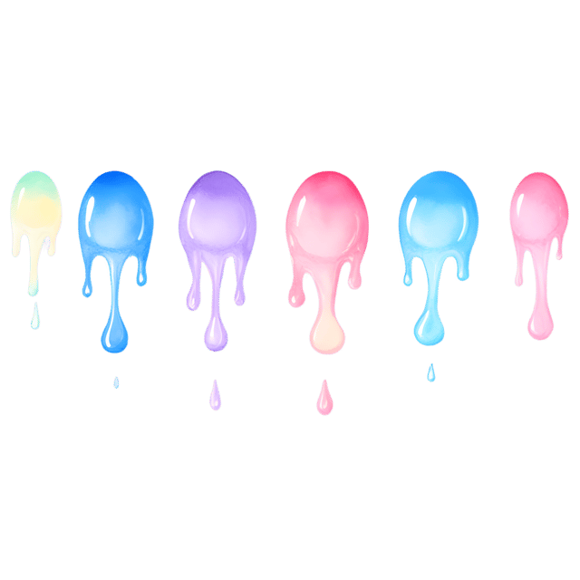 Free transparent PNG: Dazzling Drip Pattern PNG with Transparent Background for Ethereal Design