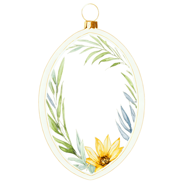 Free transparent PNG: Botanical Sketch Ornament – Transparent Watercolor Illustration for Crafts & Design