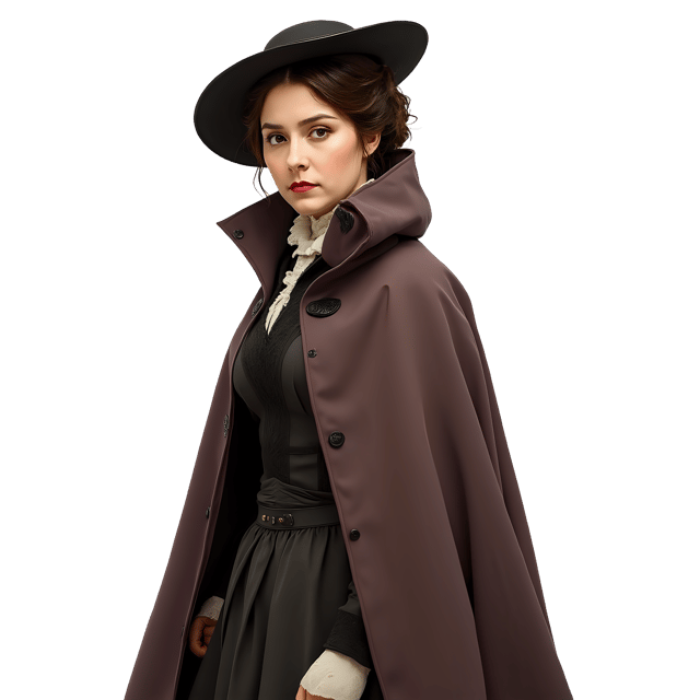 Free transparent PNG: Victorian Woman Portrait  Travel Attire Clipart, free png download