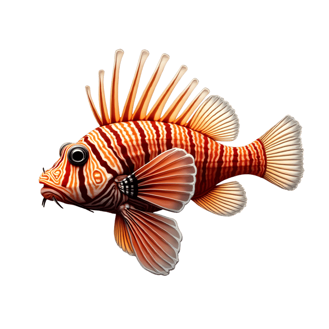 Free transparent PNG: Lionfish PNG Clipart  Perfect for Underwater Themes and Educational Use