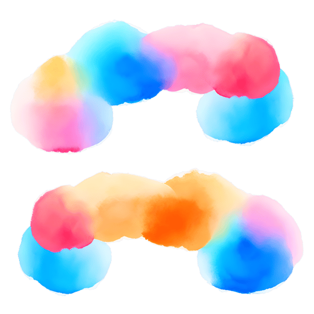 Free transparent PNG: Vibrant Color Whimsical Strokes Transparent PNG Artwork for Creative Projects