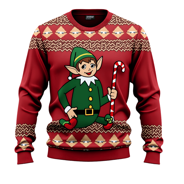 Free transparent PNG: Elf Christmas sweater PNG Clipart  Perfect for Holiday Crafts  Designs