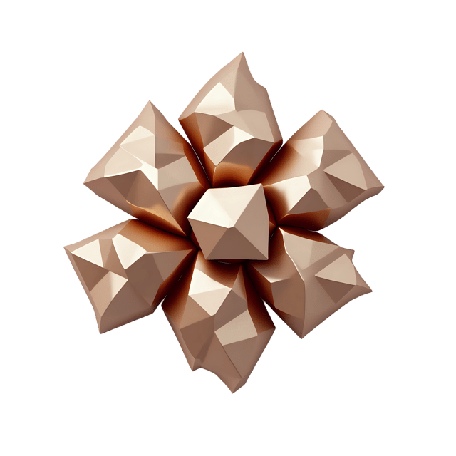 Free transparent PNG: Geometric Shape Cluster  Metallic Shine Clipart, free download png