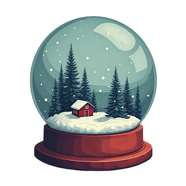 Free transparent PNG: Snow Globe PNG Clipart  Ideal for Winter Crafts, Decor  Seasonal Designs
