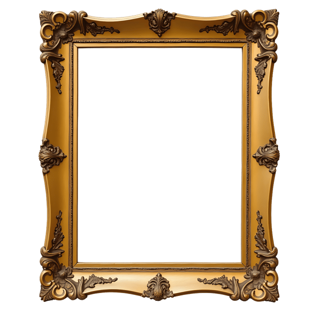 Free transparent PNG: Victorian Gilded Picture Frame PNG Clipart  Perfect for Classic Decor  Design