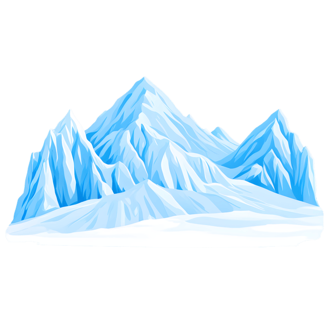 Free transparent PNG: Glacier Landscape Transparent PNG Background for Nature Imagery