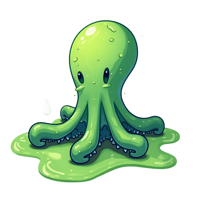 Free transparent PNG: Tentacle with Green Slime Drops  Free PNG Clipart Download