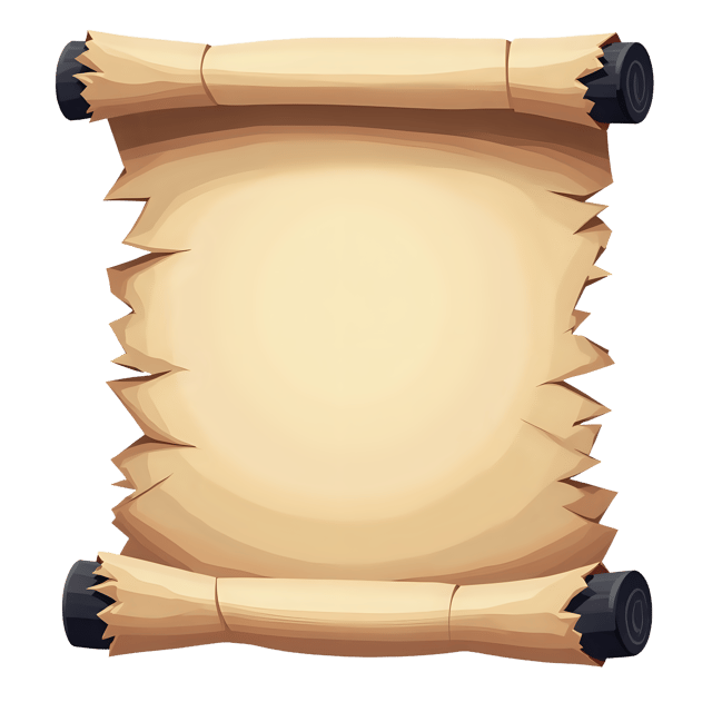 Free transparent PNG: Torn Parchment Scroll with Blackened Edges  Medieval Clipart, free transparent png download