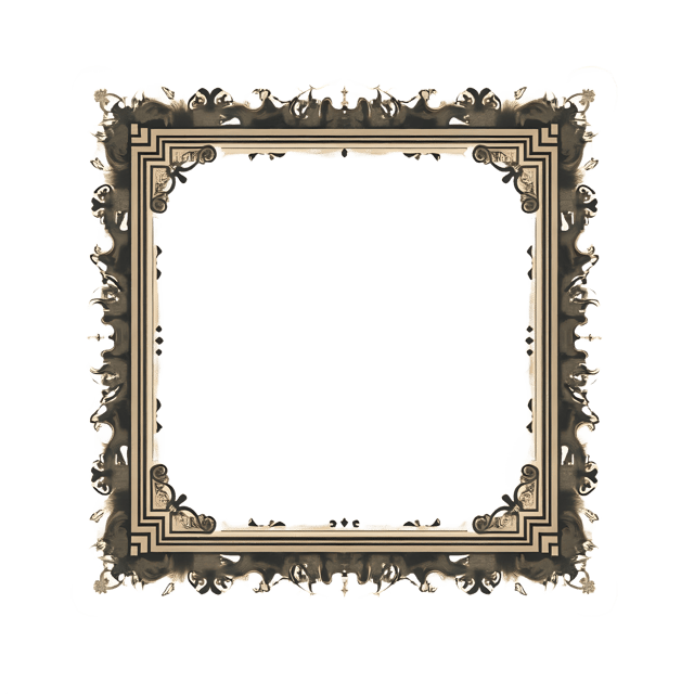 Free transparent PNG: Vintage Square Shape PNG Clipart  Perfect for Classic Design Projects  Decor