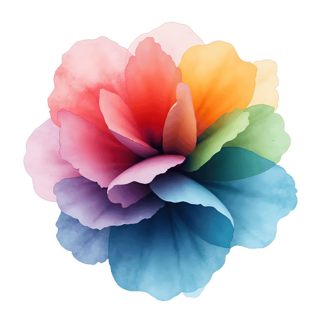 Free transparent PNG: Organic Shapes Watercolor Illustration with Transparent Background