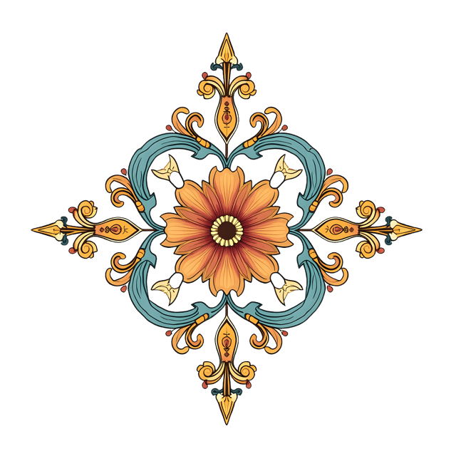 Free transparent PNG: Victorian Floral Flourish Ornament  Free Downloadable PNG Clipart