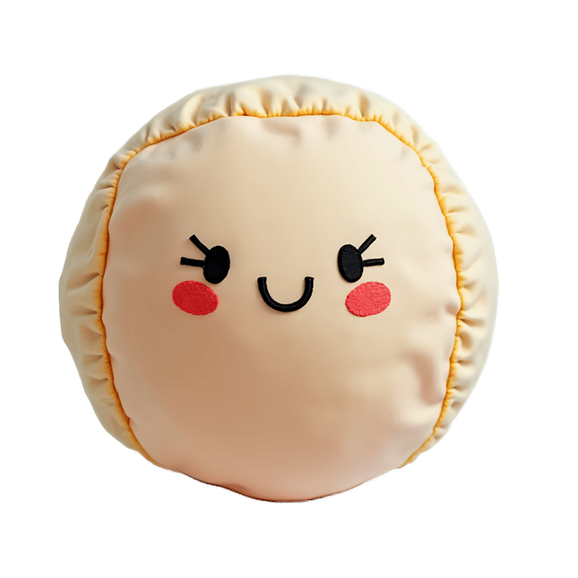 Free transparent PNG: Soft Pastel Sphere with Embroidery A Handmade Decorative Piece