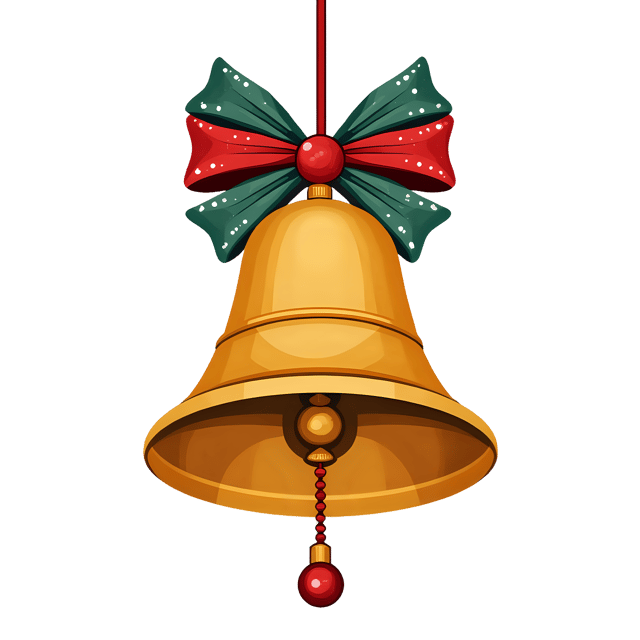 Free transparent PNG: Christmas Bell PNG Clipart  Perfect for Holiday Crafts  Decor