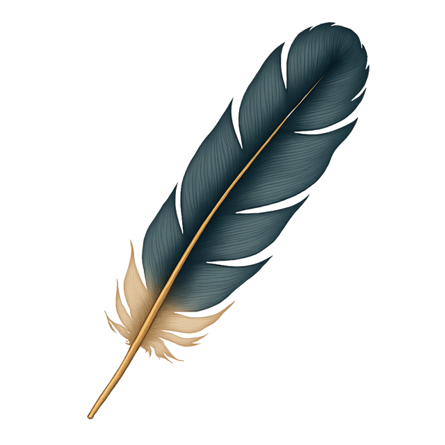 Free transparent PNG: Feather with Gold Trim  Elegant Decorative Clipart, free png download