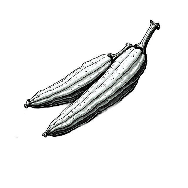 Free transparent PNG: Okra PNG Clipart  Ideal for Southern Cuisine, African Culture  Health Content