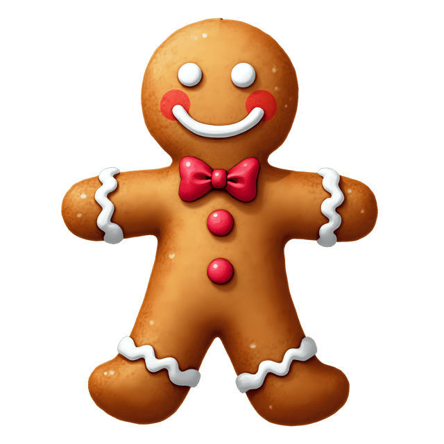 Free transparent PNG: Gingerbread Man PNG  Perfect for Holiday Crafts, Decor  Treats
