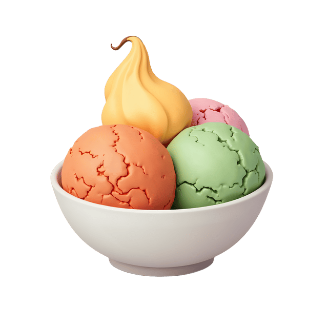Free transparent PNG: Ice Cream Bowl  Dessert Clipart, free downloadable png