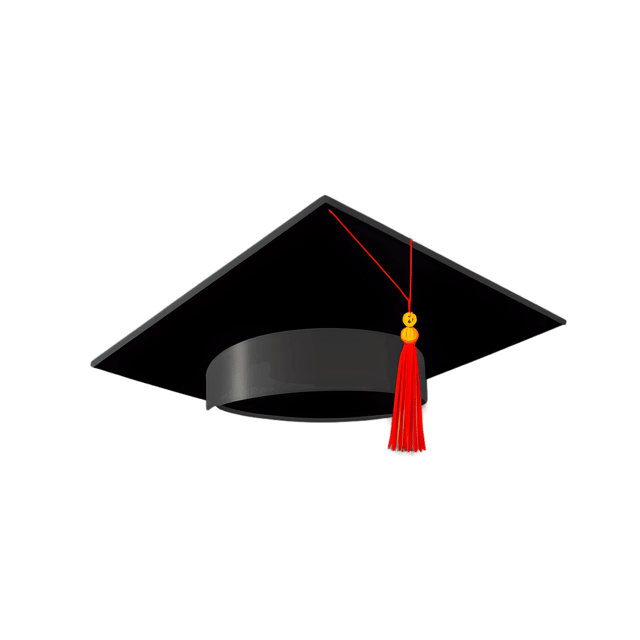 Free transparent PNG: Black Graduation Hat with Red Tassel PNG Image for Decor and Crafts