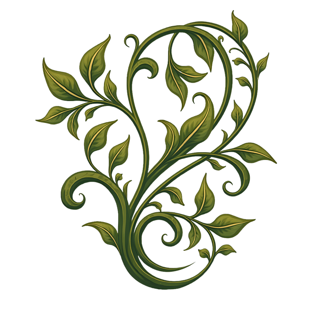 Free transparent PNG: Art Nouveau Nature-Inspired Scroll  Decorative Clipart, free png download