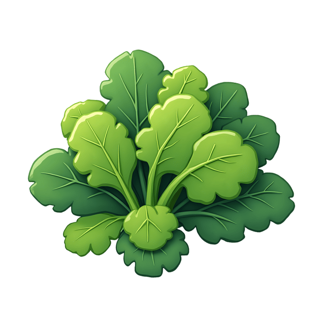 Free transparent PNG: Swiss Chard PNG  Nutritious Green Clipart for Healthy Eating  Kitchen Design