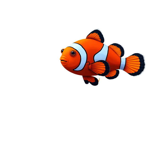 Free transparent PNG: Exquisite Orange Clownfish and Anemone Illustration Clipart with Transparent Background