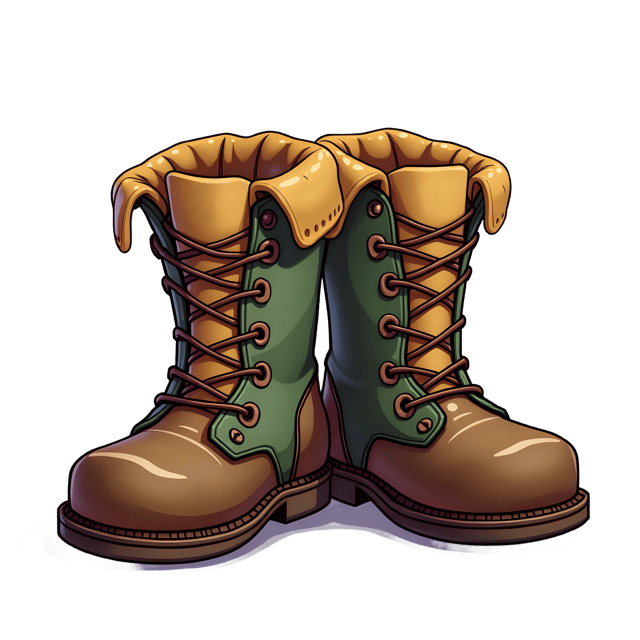 Free transparent PNG: Dragonhide Boots Transparent PNG for Stealth and Fantasy Fashion