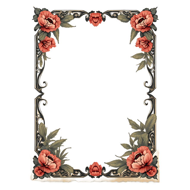 Free transparent PNG: Vintage Ephemera Flyer  Faded Ink Print Design, free png download