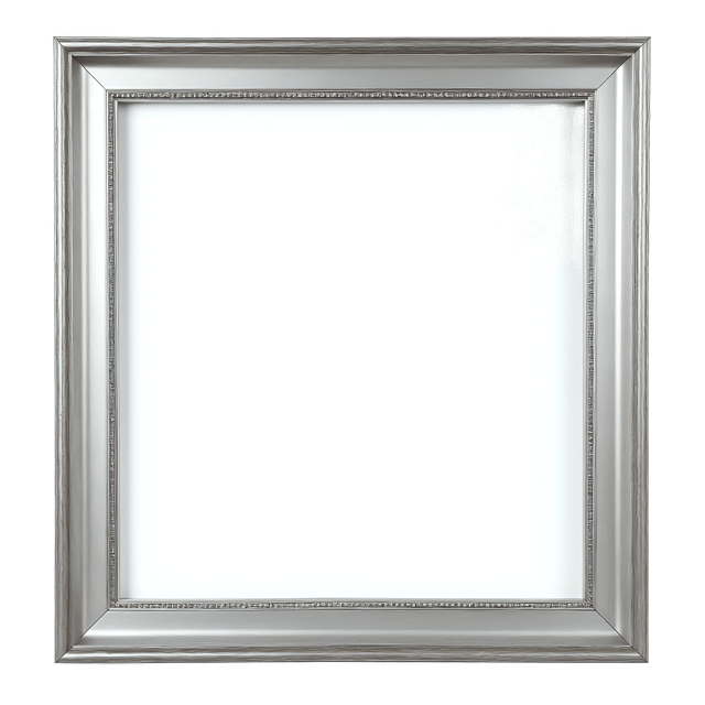 Free transparent PNG: Silver Frame PNG Download  Elegant Decor for Interior Design  Photography