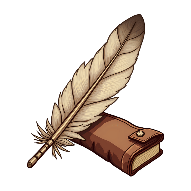 Free transparent PNG: Long Quill Feather  Elegant Stationery Clipart, free downloadable png