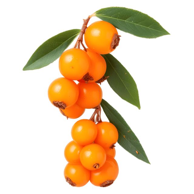 Free transparent PNG: Sea Buckthorn Berry Transparent PNG for Nature and Herbal Illustrations