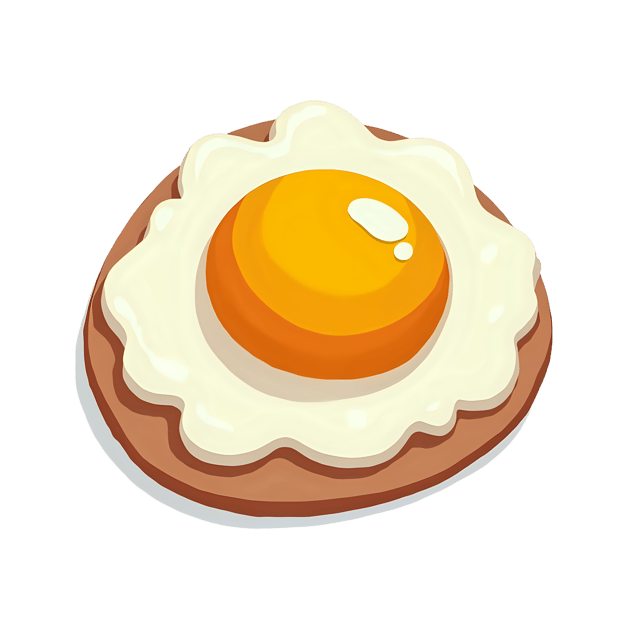 Free transparent PNG: Fried Sunny Egg  Breakfast Clipart, free transparent png download