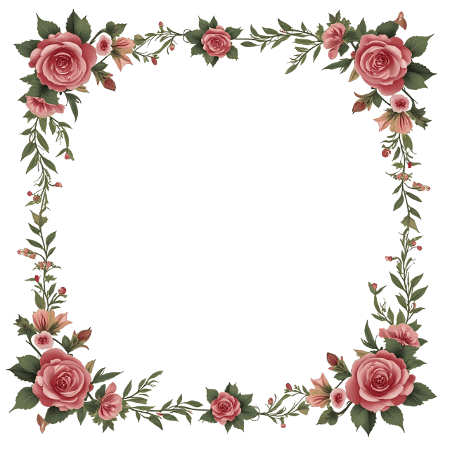 Free transparent PNG: Victorian Floral Frame Decoration PNG Clipart  Perfect for Historical and Decorative Design