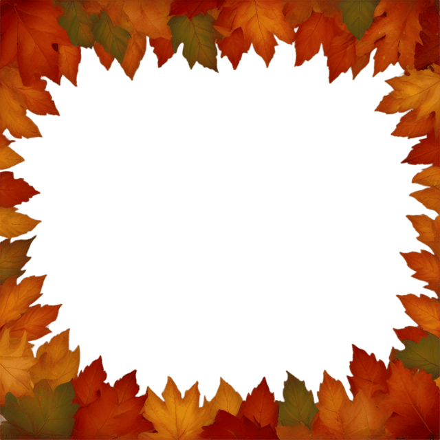 Free transparent PNG: Crisp Autumn Leaves Framing a Lakes Edge - Transparent PNG Background