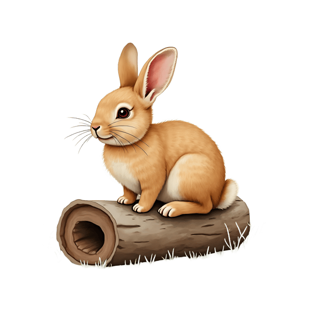 Free transparent PNG: Transparent Background Rabbit PNG Clipart for Crafts and Digital Projects