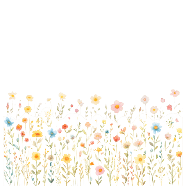 Free transparent PNG: Whimsical Meadow Golden Glow PNG for Nursery and Decor