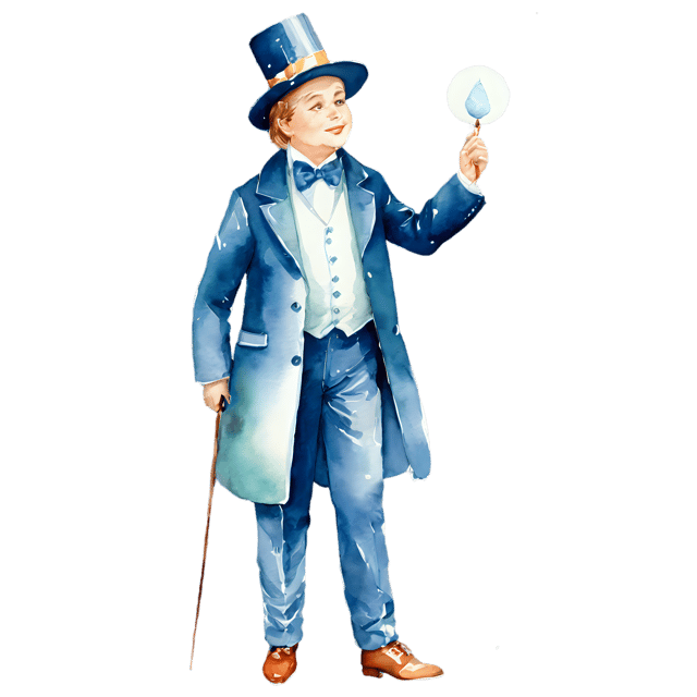 Free transparent PNG: Magician Watercolor Illustration Transparent PNG - Gentle Clipart for Designers