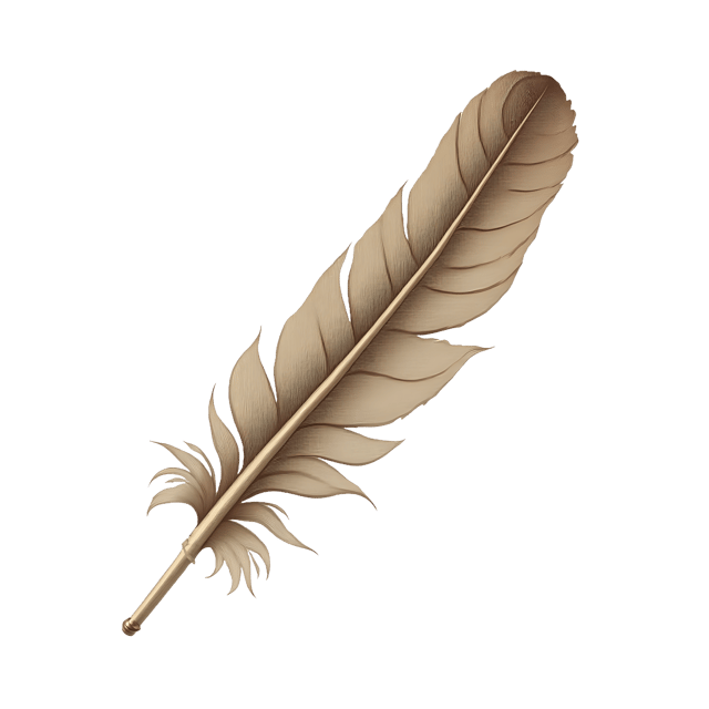 Free transparent PNG: Victorian Feather Quill PNG Clipart  Perfect for Historical Crafts  Design Projects