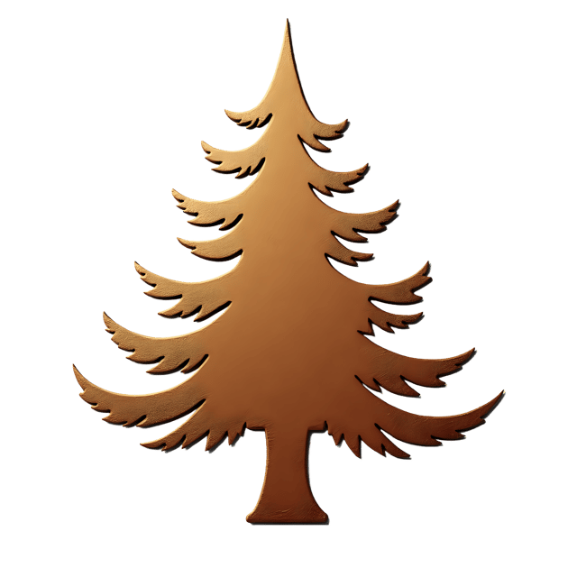 Free transparent PNG: Vintage Tree Ornament with Copper Dust  Classic Holiday Clipart, free png download