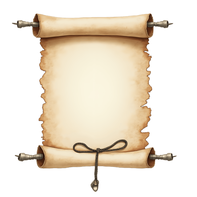 Free transparent PNG: Scroll with Silver Wax Drop and Ribbon  Classic Decor Clipart, free downloadable png