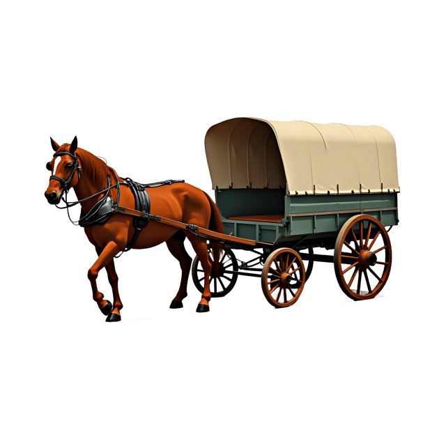 Free transparent PNG: Brown Horse Wagon PNG Transparent Background