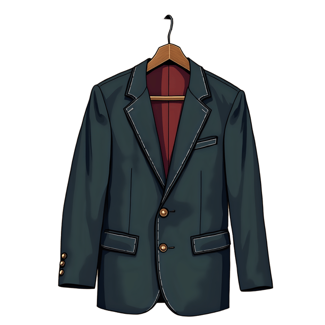 Free transparent PNG: Vintage Suit Jacket PNG with Transparent Background for Fashion and Wardrobe Design
