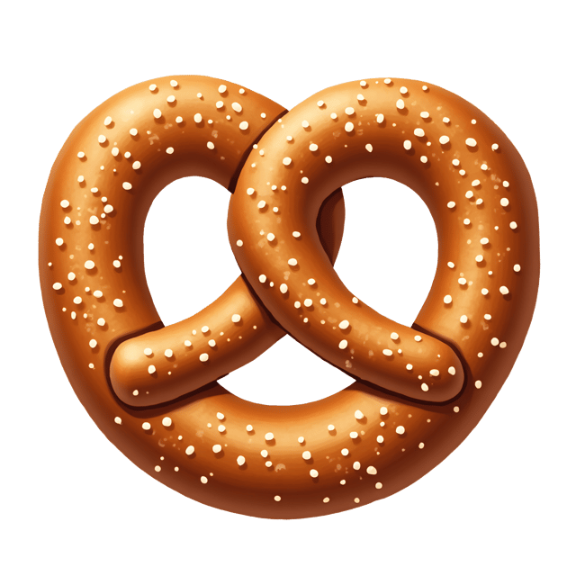 Free transparent PNG: Homemade Pretzels with Shiny Glaze and Sesame Seeds Clipart