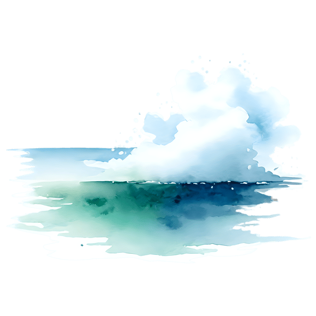 Free transparent PNG: Sea Mist Overlay Watercolor Illustration – Transparent PNG for Designers & Artists