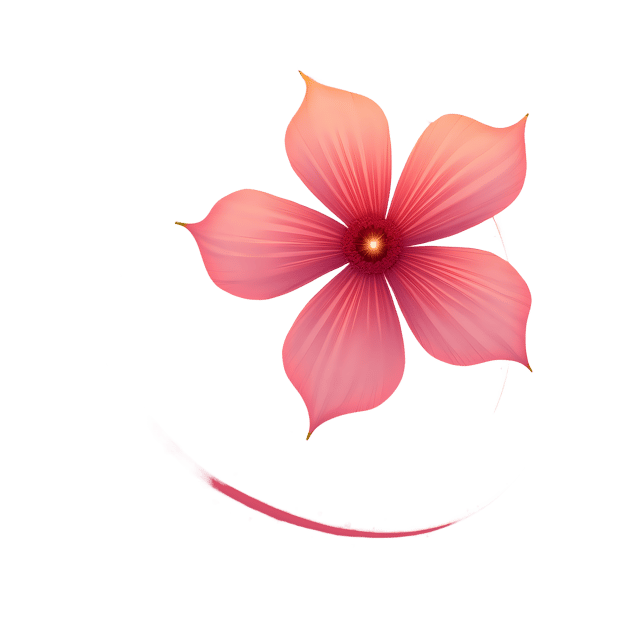 Free transparent PNG: Curved Flower Swirl with Sparkle Dust  Free Clipart PNG Download