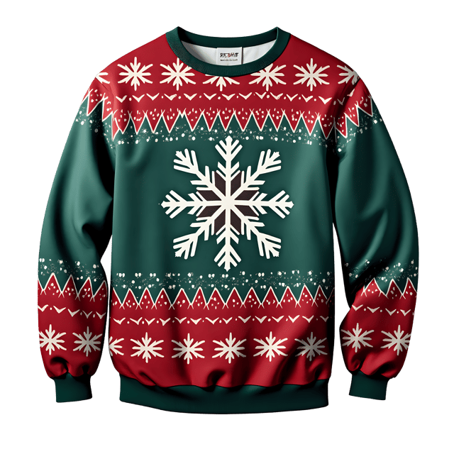 Free transparent PNG: Snowflake Christmas sweater PNG Clipart  Perfect for Holiday Fashion  Crafts